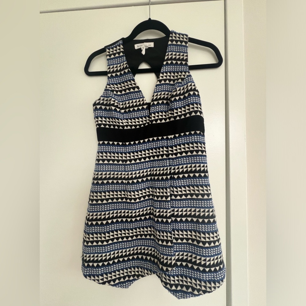 BCBGeneration Academy Blue Comb Dress Size 0